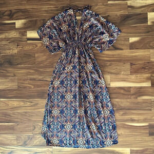 Rue21 Multicolor Patterned Maxi Dress
